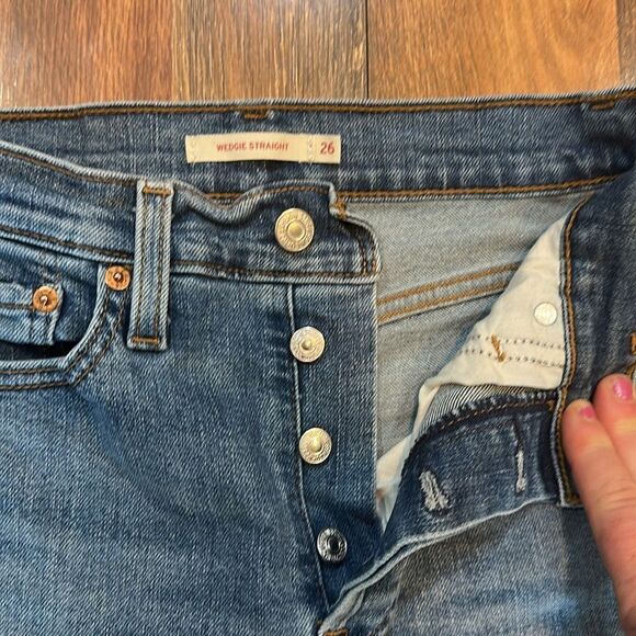 Levi’s button buttonfly jeans 26 (7003) - Picture 2 of 5